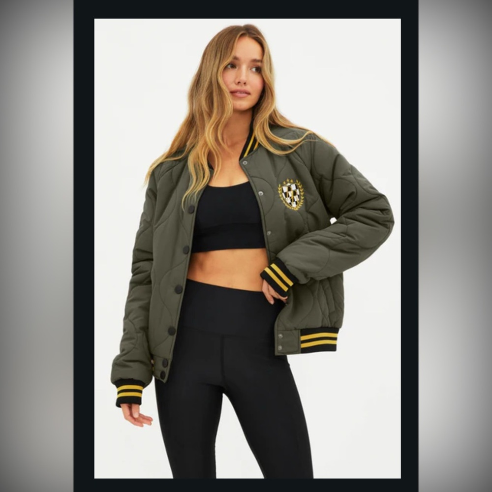 BEACH RIOT flight jacket in olive XS